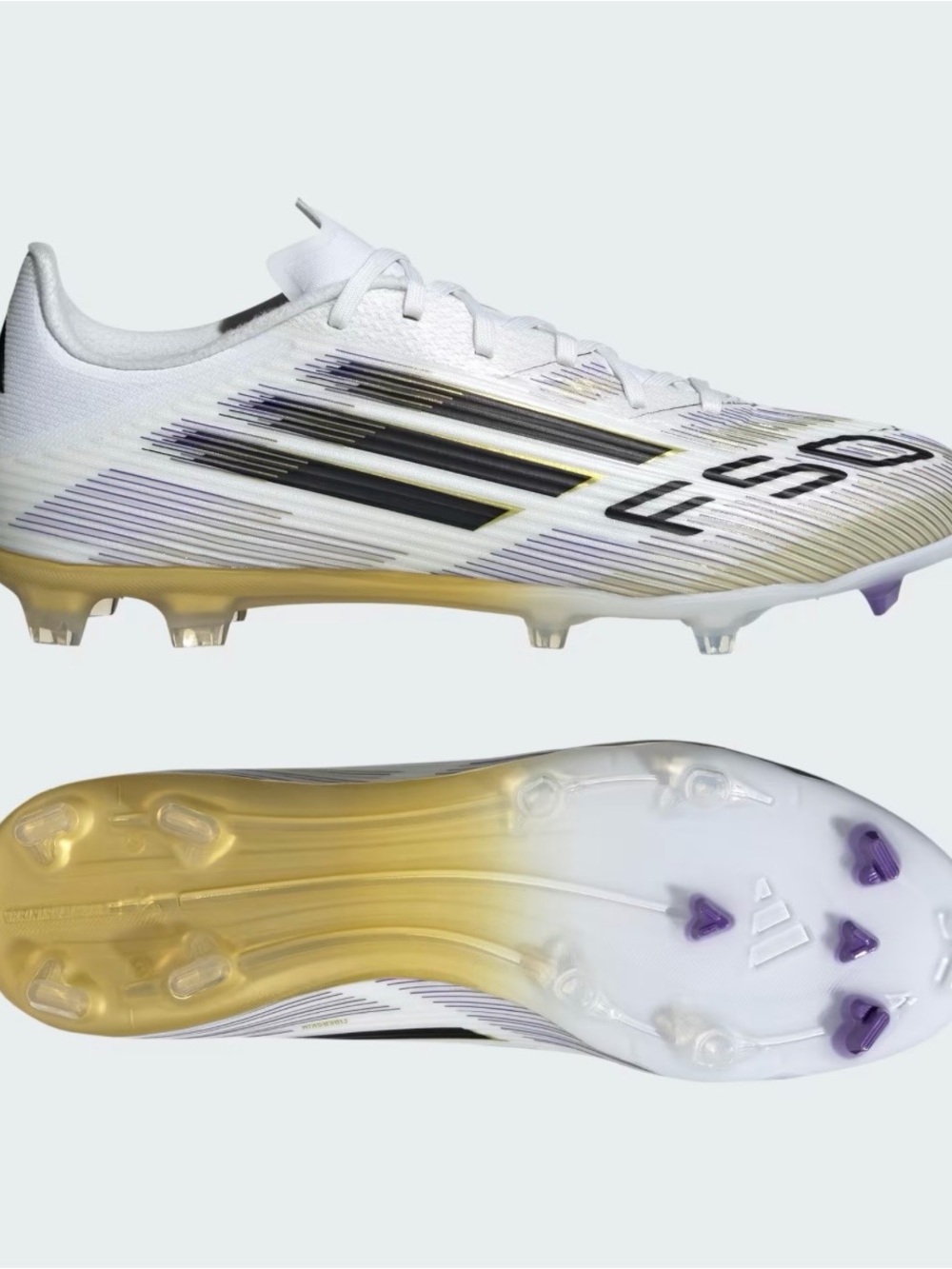 adidas F50 League Firm/Multi-Ground Cleats
- White